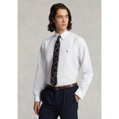 Polo Ralph Lauren Mens Classic fit Long Sleeve Button-Up Shirt XL White Solid - Imagen 2 de 2