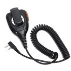 2-Pin Two Way Radio Speaker Handheld Mic for Kenwood TYT Baofeng Walkie Talkie
