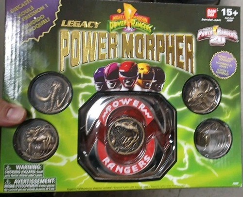 Power Rangers Mighty Morphin Legacy Power Morpher Coin giocattolo 2018 - Foto 2 di 2