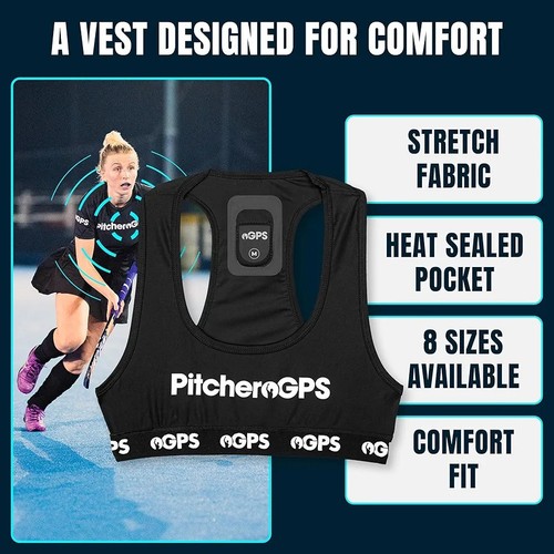 Pitchero GPS Player Bundle Size Youth Large GPS Tracker & Vest - Picture 6 of 7