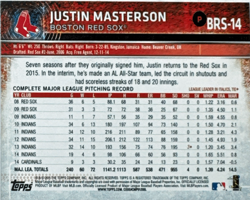 2015 Topps Series 2 & Updated Baseball Base Set : U Pick 35 Cent Shipping /Card - Picture 101 of 125