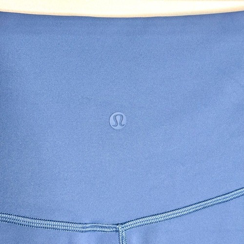 Lululemon Nulu Slim Fit Midirock Größe 14 hoher Bund Oasisblau - Bild 4 von 7
