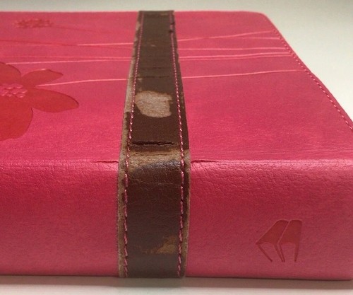 Gods Word Translation Holy Bible Thinline Ed Flowers Pink Brown Baker Books - Picture 14 of 24