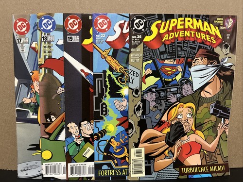 Superman Adventures 17 18 19 22 36 DC Comics Kombiversand 1996