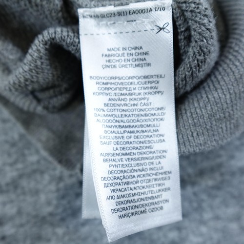 Suéter Polo Ralph Lauren Para Hombres Grande Gris Pima Algodón Cuarto Cremallera Pullover - Imagen 11 de 12