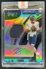 2021 Select Justin Fields Rookie Memorabilia Jersey Prizm Auto RC #4/75 Bears
