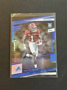 2022 Panini Prestige Rookies Jameson Williams #307 Xtra Points Blue /299 (RC)