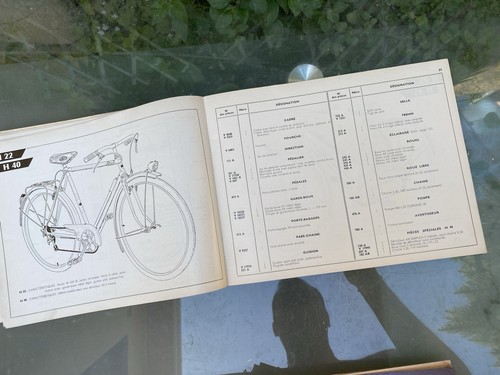 Ersatzteilkatalog und Zubehör Fahrrad Fahrrad Peugeot 1961-62 - Bild 6 von 14