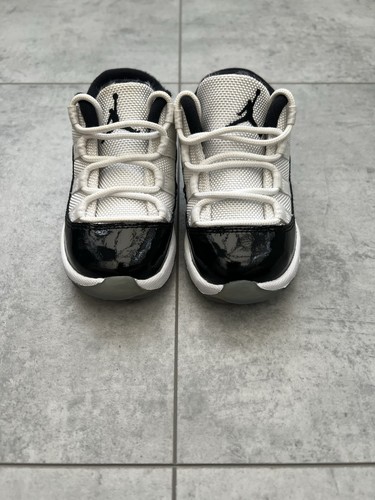 Nike Air Jordan 11 Low (TD) "Concord" Toddler Trainers - UK 7c - Picture 3 of 7
