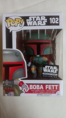 Funko Pop! Vinyl: Star Wars - Boba Fett #102 Smuggler's Bounty Exclusive - Picture 1 of 4