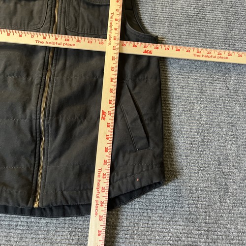 Wrangler Workwear Small S/CH 34 - 36 Vest Black Full Zip Pockets Lined - Picture 4 of 8