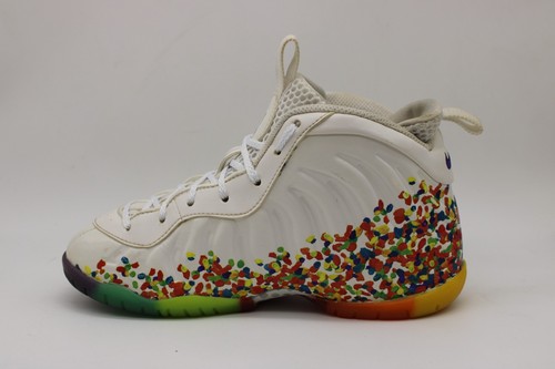 Nike Little Posite Pro PS Fruity Pebbles 2016 lanzamiento 843755-101 talla 1 año - Imagen 6 de 8