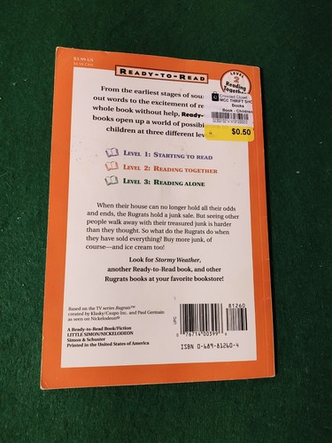 Rugrats Junk, Sweet Junk! Ready-To-Read (Paperback Scholastic Nickelodeon 1997) - Picture 3 of 3