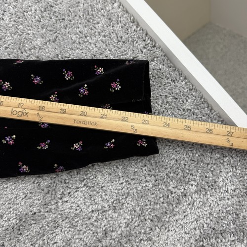 VTG Unbranded Velvet Floral Blazer Womens S Whimsigoth Dark Cottagecore Boho - Picture 6 of 18