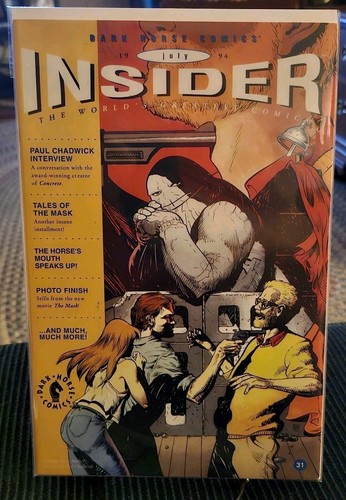 Dark Horse Insider Vol. 2 #31 (Juli 1994 Dark Horse Comics) Sehr guter Zustand