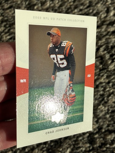 2003 Upper Deck UD Patch Collection Chad Johnson #85 Cincinnati Bengals - Picture 6 of 8