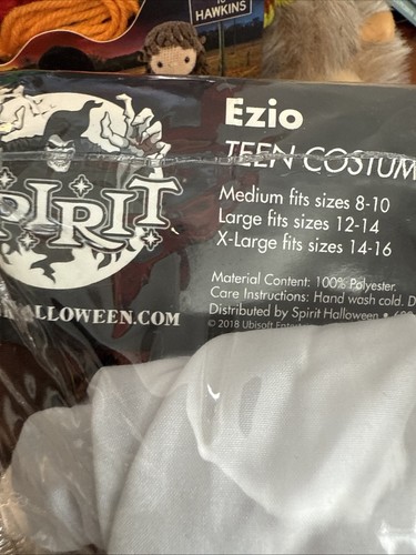 Assassin's Creed Ezio Teen Costume Large 12-14 - Halloween - Picture 4 of 6