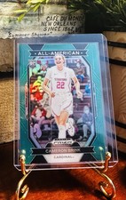 2024 Panini Prizm Draft Picks Cameron Brink All American Green Prizm #10 RC