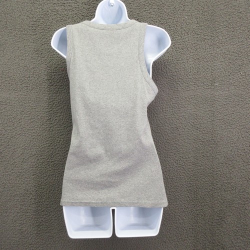 Papinelle Tank Top Womens Large Grey Ribbed Cotton Blend Sleepwear Nordstrom New - Picture 3 of 11