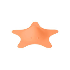 Star Toddler Bathtub and Sink Drain Cover - Starfish Shaped - Easy to Clean Bath