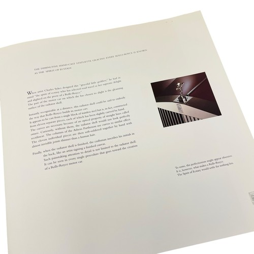 Rolls Royce Every Legend Has It’s Mystery 1993 Prospekt - Bild 5 von 8