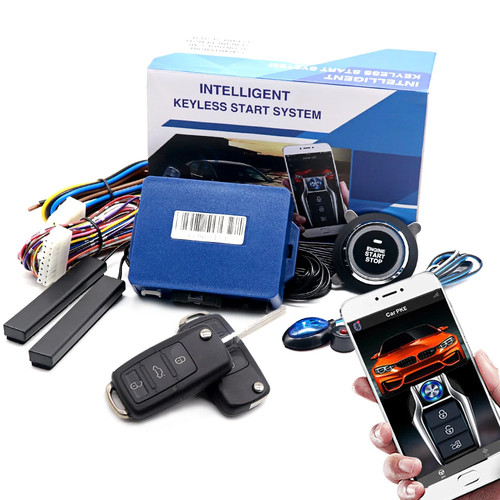 Auto Alarm Auto Start Stop System Fernbedienung Motor Zündung Auto Start Kit - Bild 29 von 30