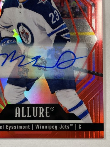 2022-23 Upper Deck Allure Michael Eyssimont Red Rainbow Autograph Rookie #107 - Bild 5 von 14