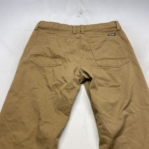 Jeans Wrangler Flex ragazzo 16 cotone marrone husky vita alta comfort avanzato slim - Foto 14 di 15