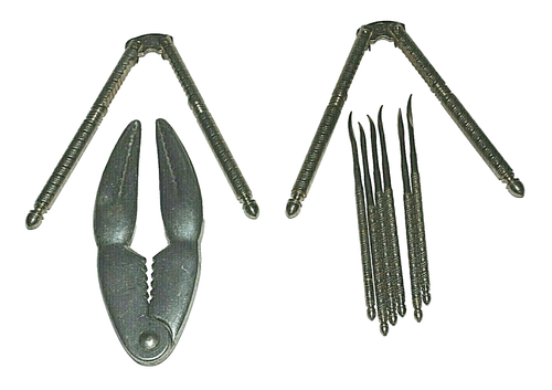 2 HMQ Nutcrackers Lobster Shell Crab Claw Leg Cracker Six Picks Seafood Nuts 9 - Picture 8 of 8