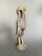 Afrikanische Kunst - geschnitzte Vogelfigur - Holz - Elfenbeinküste - ca. 27,5cm