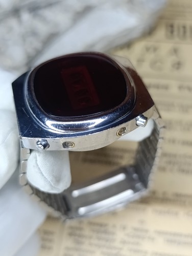 RARE! Elektronika 1 B6-03 Illuminator Pulsar orig. USSR First Digital RED Watch - Picture 13 of 22