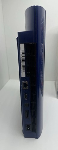 Sony PlayStation 3 Super Slim 500GB Blue Console With 3 Controllers And 25 Games - Picture 9 of 11