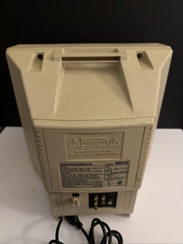 Retro Commodore Model 1802 Vintage Monitor getestet funktioniert - Bild 9 von 13
