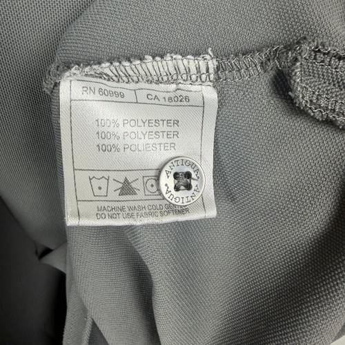 Antigua Activewear Poloshirt Herren Utah State XL grau Polyester feuchtigkeitsableitend - Bild 10 von 11