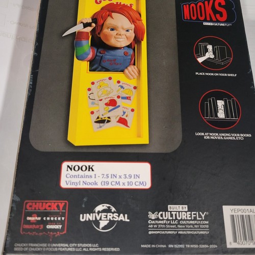 CHUCKY - Child’s Play 2 Estante de libros de terror RINCONES Coleccionables CultureFly - SELLADO - Imagen 4 de 9