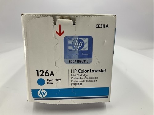 New Genuine HP 126A Cyan Toner - Sealed - Picture 4 of 5