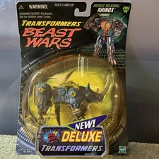 Vintage 1999 NIB Transformers Beast War Rhinox Toy