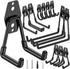 12 Pack Heavy Duty Garage Hooks, Steel Utility Wall Storage Hooks, Wall Mount Ha