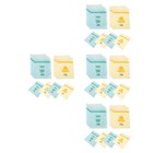 120 PCs selbstklebende Mülleimer-Cartoon-Einweg-Müllsäcke Auto Müllsäcke