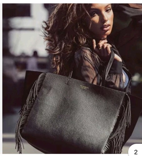 💥Neu mit Etikett Victoria Secrets Leder Fransen Weekender Tasche - Bild 2 von 12