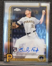 2025 Topps Chrome - ROOKIE AUTO - Brady Feigl AUTO #RA-BF (RC, AU) Pirates