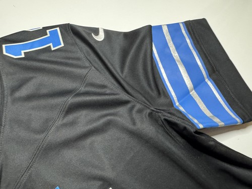 Large Amon-Ra St Brown #14 Vapor FUSE Jersey Black Detroit Lions Authentic - Picture 5 of 9