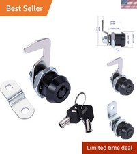 Heavy-Duty Zinc Tubular Cam Lock Replacement - Keyed Alike Weather-Resistant
