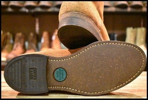 Santa Rosa 6.5EE 1975 Pull-On Pecos Stiefel Braun Wildleder Vintage USA Made - Bild 5 von 10