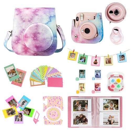 Accessories Kit for Fujifilm Instax Mini 11 Instant Film Camera Case + Color ...