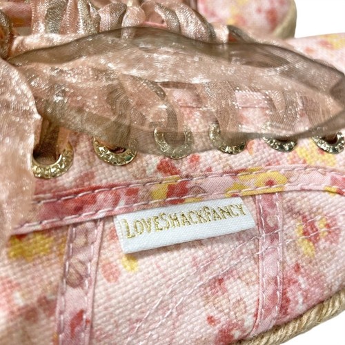 SUPERGA X LOVESHACKFANCY 2730 Espadrille Sneakers in Floral Tokyo Pink Sz 8.5 - Picture 10 of 12