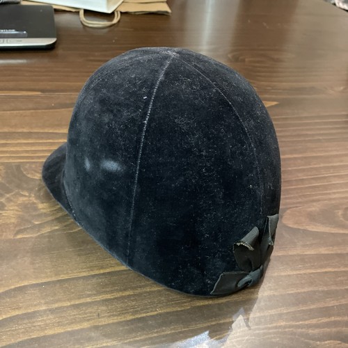 Bretagne Reitbekleidung Reithut Helm schwarz Samt Pferdeshow Größe 7 1/8 - Bild 4 von 9