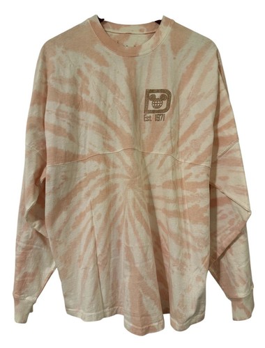 Walt Disney World Spirit Jersey Briar Rose Tie Dye Large RARE! Gold Pink NWT