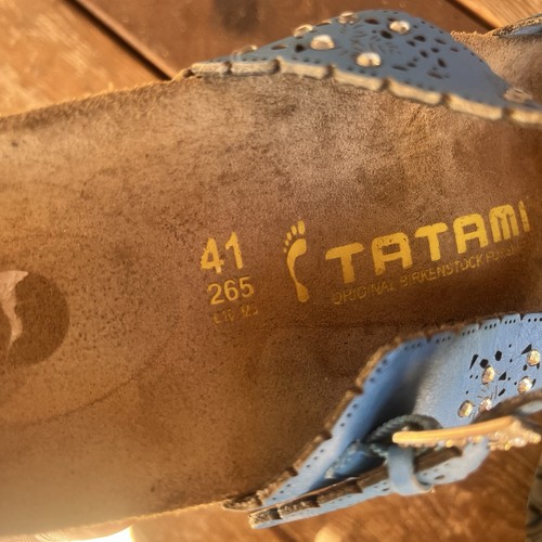 Tatami by Birkenstock Blue Strap Stone Damen Größe 41 Sandalen - Bild 4 von 4