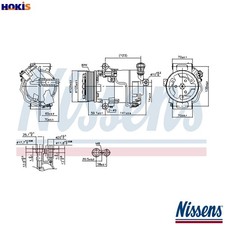 COMPRESSOR AIR CONDITIONING 890006 FOR VAUXHALL ASTRAVAN/Mk OPEL ZAFIRA/B/Box